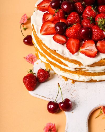 Strawberry cake